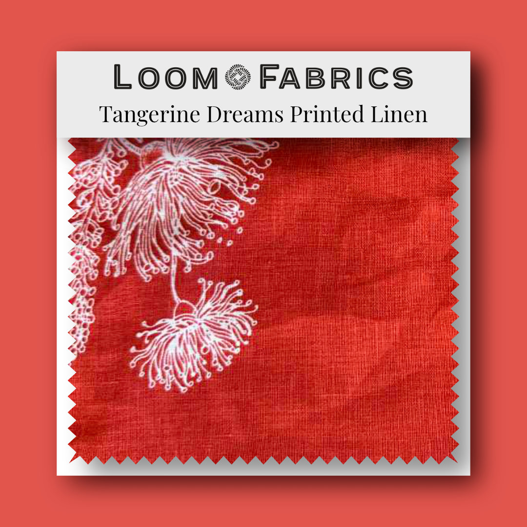 Loom-Fabric-Swatch-tangerine-dreams-printed-linen