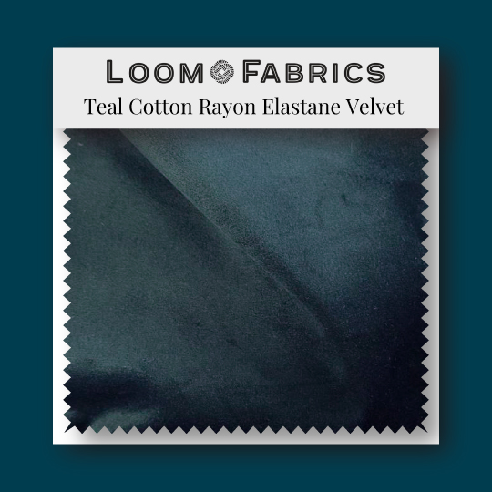 Teal-Cotton-Rayon-Elastane-Velvet-Swatch