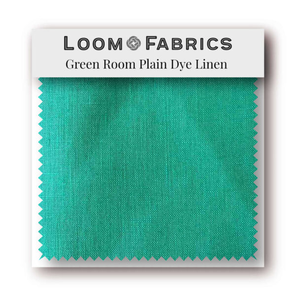 Green Room Plain Dye Linen Swatch