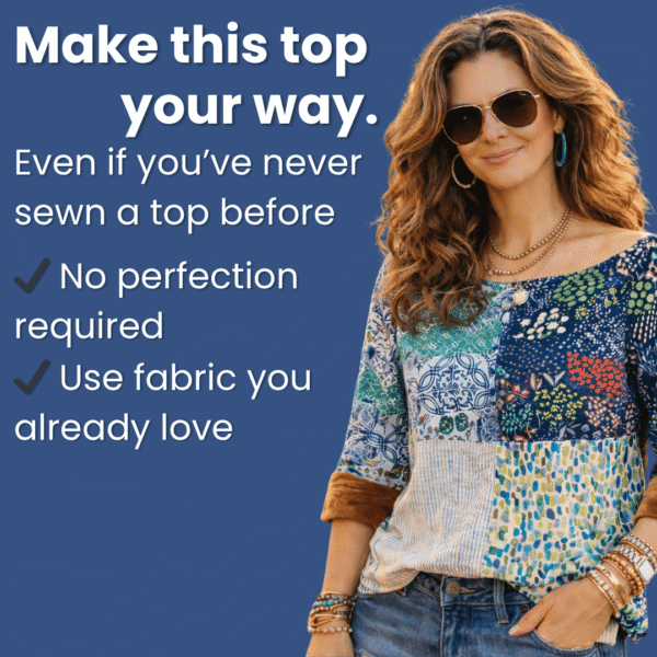 REMIX Boxy Top Hero Image make this top and wear it this weekend