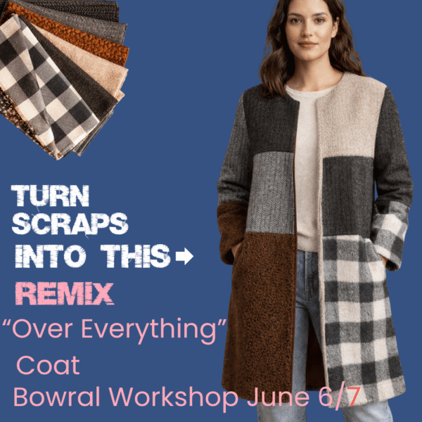 TURN SCRAPS INTO THIS REMIX LINED COAT WORKSHOP
